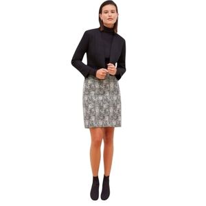 MM.LaFleur Noho Pencil Skirt | Size 14 | Crackle Print | 35" Waist